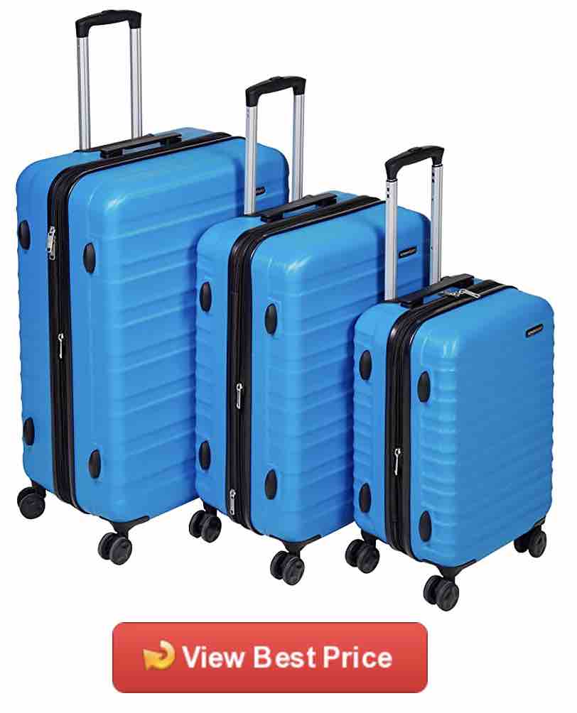 AmazonBasics Hardside
Spinner Luggage 