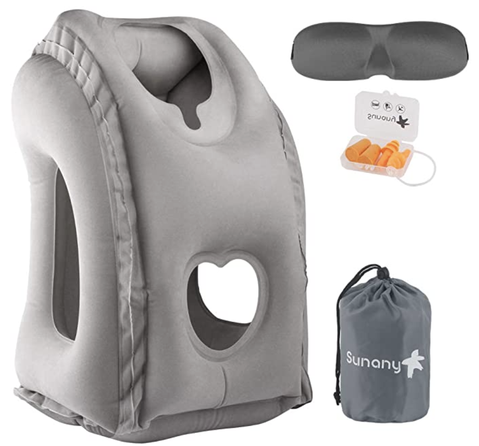 Inflatable Travel Pillow Sleep Aid