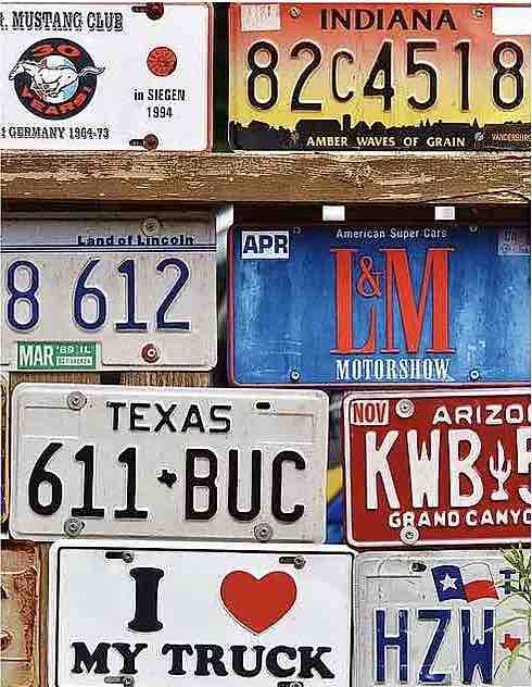 The License Plate Game