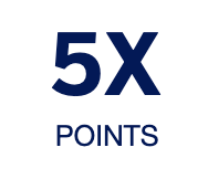 5x points
