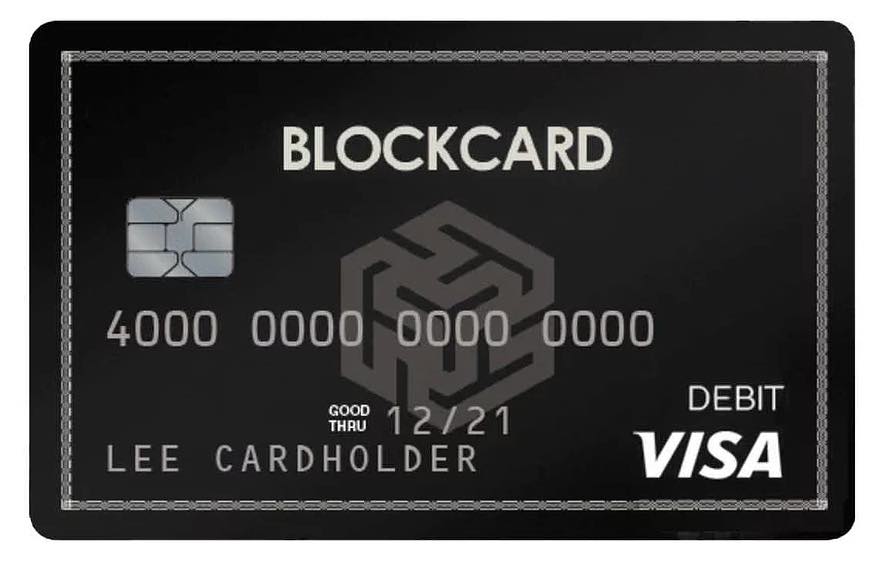 Blockcard Visa