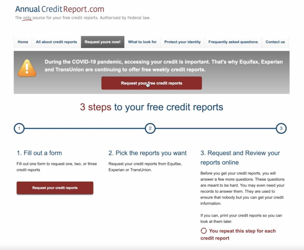 Credit report
