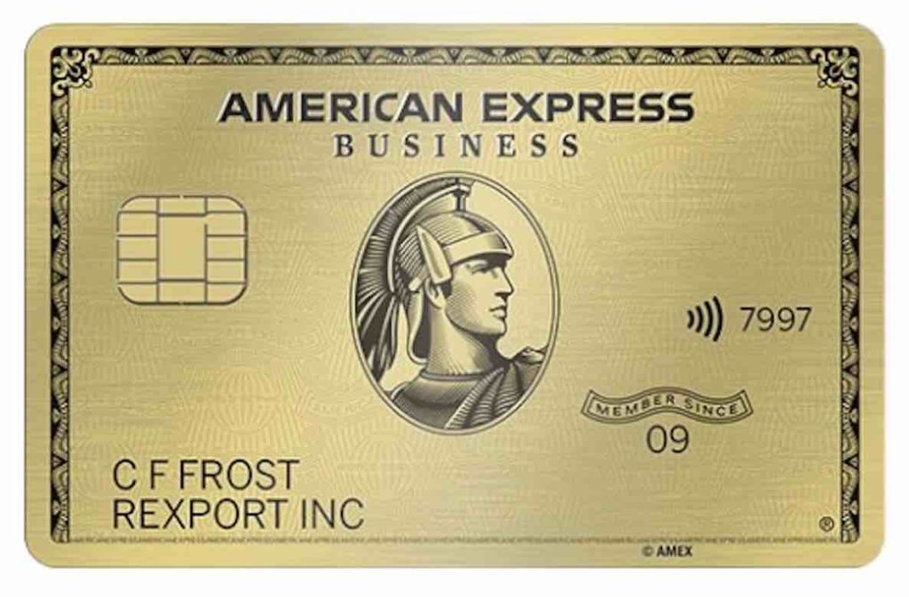 Amex Business Gold card