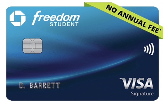 Chase Freedom Student credit card