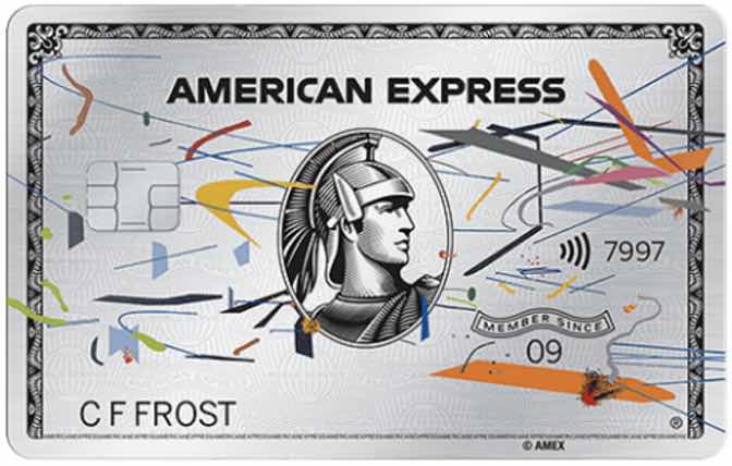 Amex Platinum card by Julie Mehretu