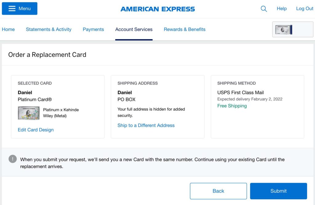 How To Get The New Platinum Amex Design 