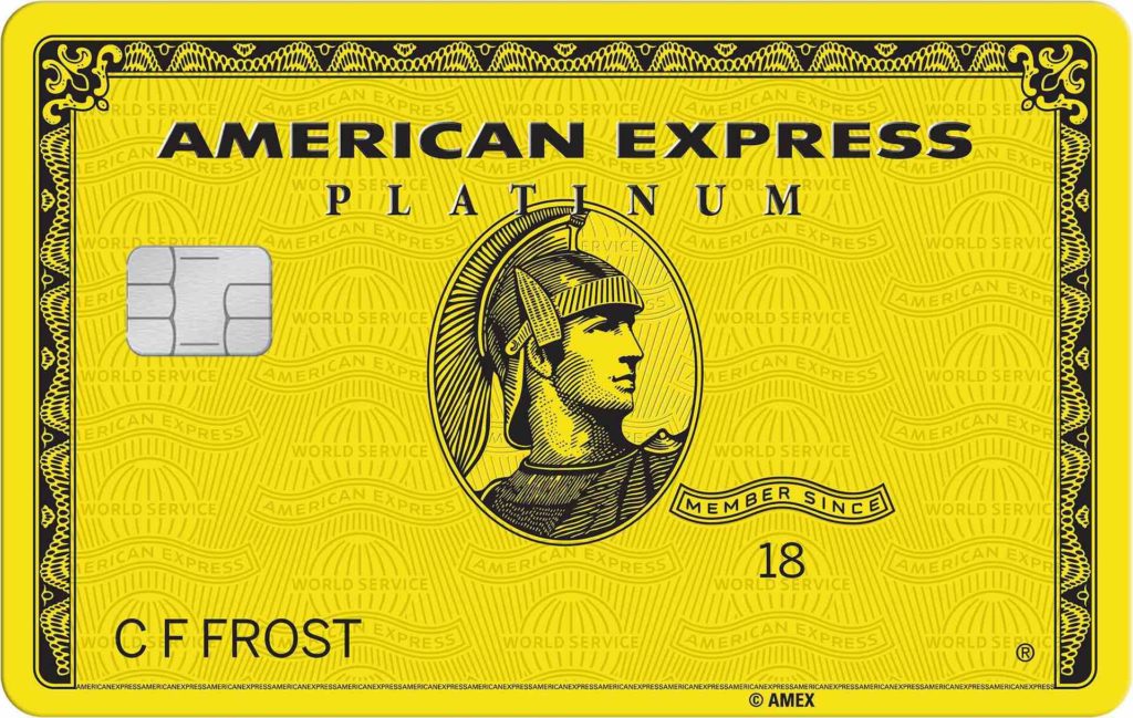 Yellow Platinum Card by American Express