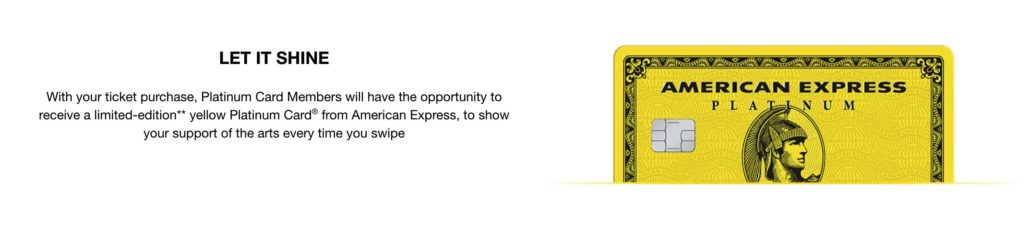 Yellow Platinum Card by American Express