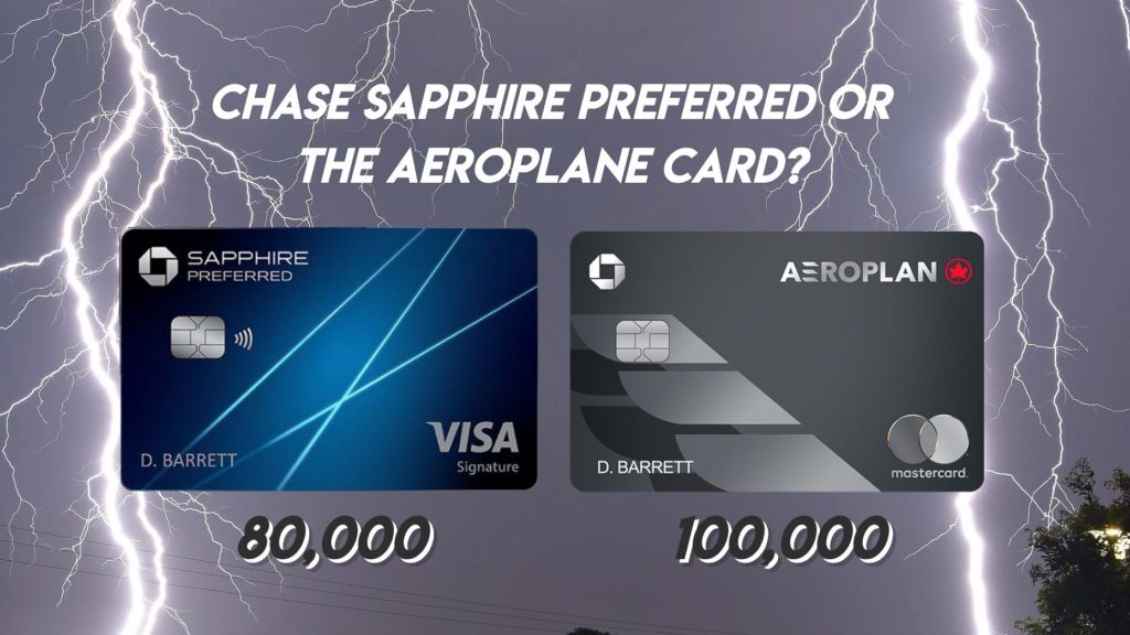 Chase Sapphire Preferred or The AeroPlane Card