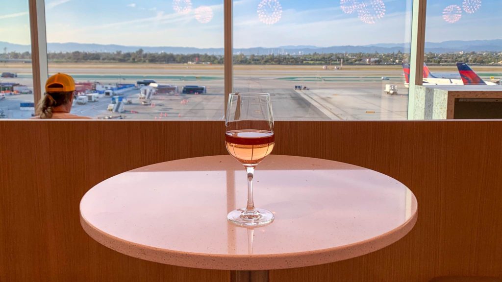 Delta SkyClub Glass of Wine