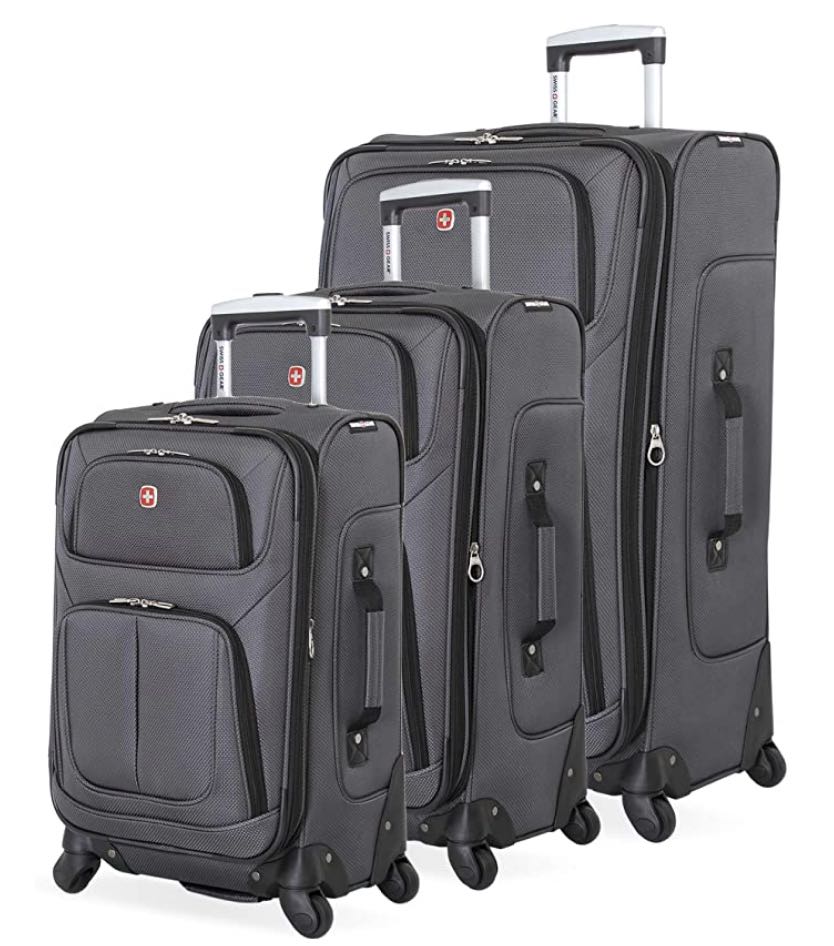 SwissGear Sion Softside Luggage 3 Piece Luggage Set