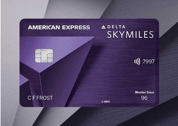 Metal Delta SkyMiles Reserve card