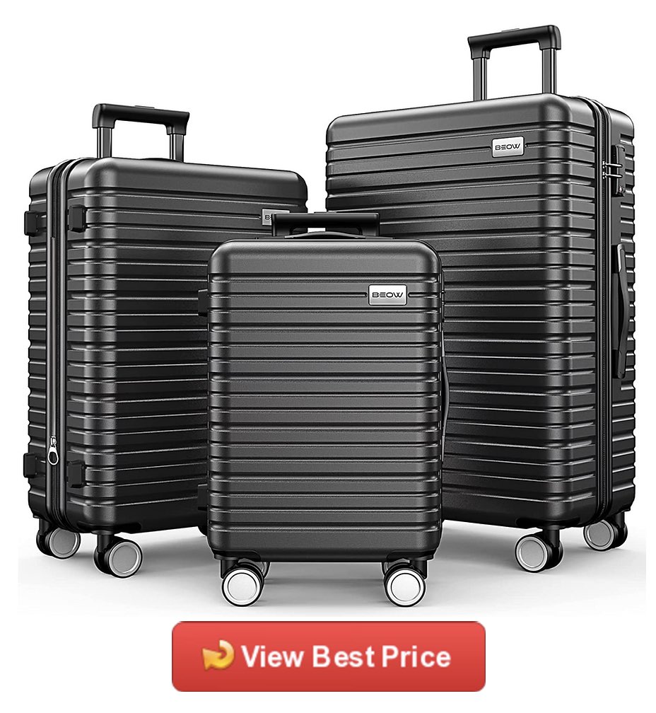 BEOW 3 Piece Luggage Set 