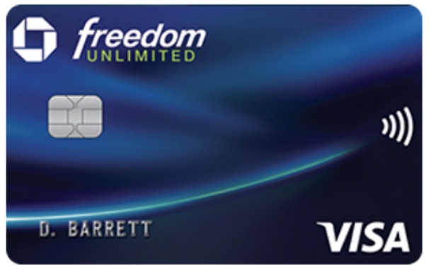 Chase Freedom Unlimited card