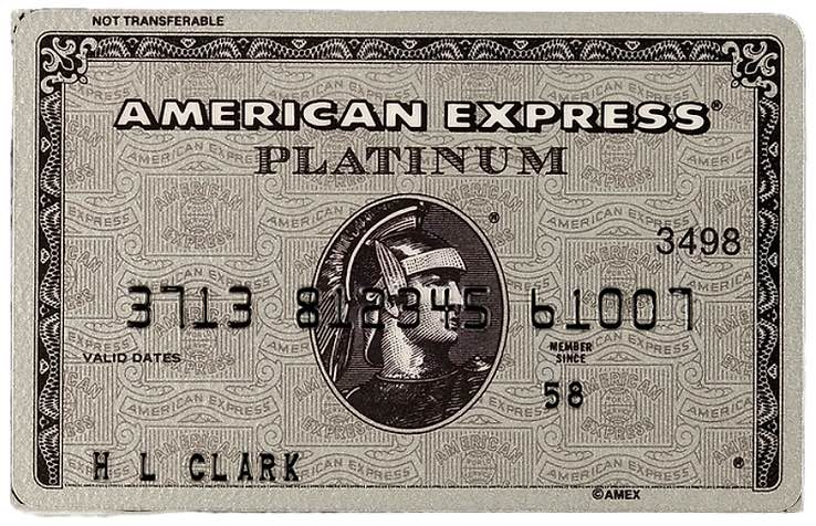 1984 Amex Platinum Card