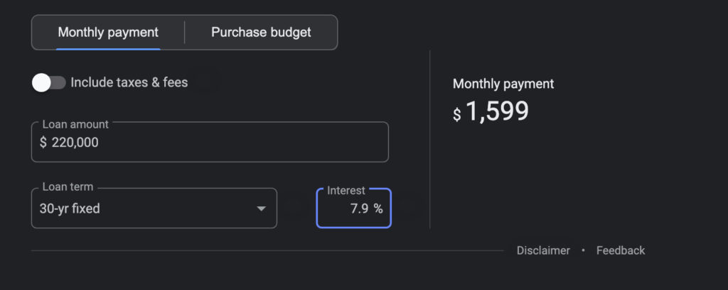 mortgage calculator 