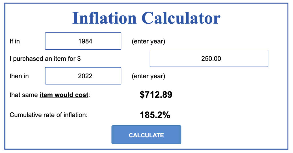 Inflation Calculator