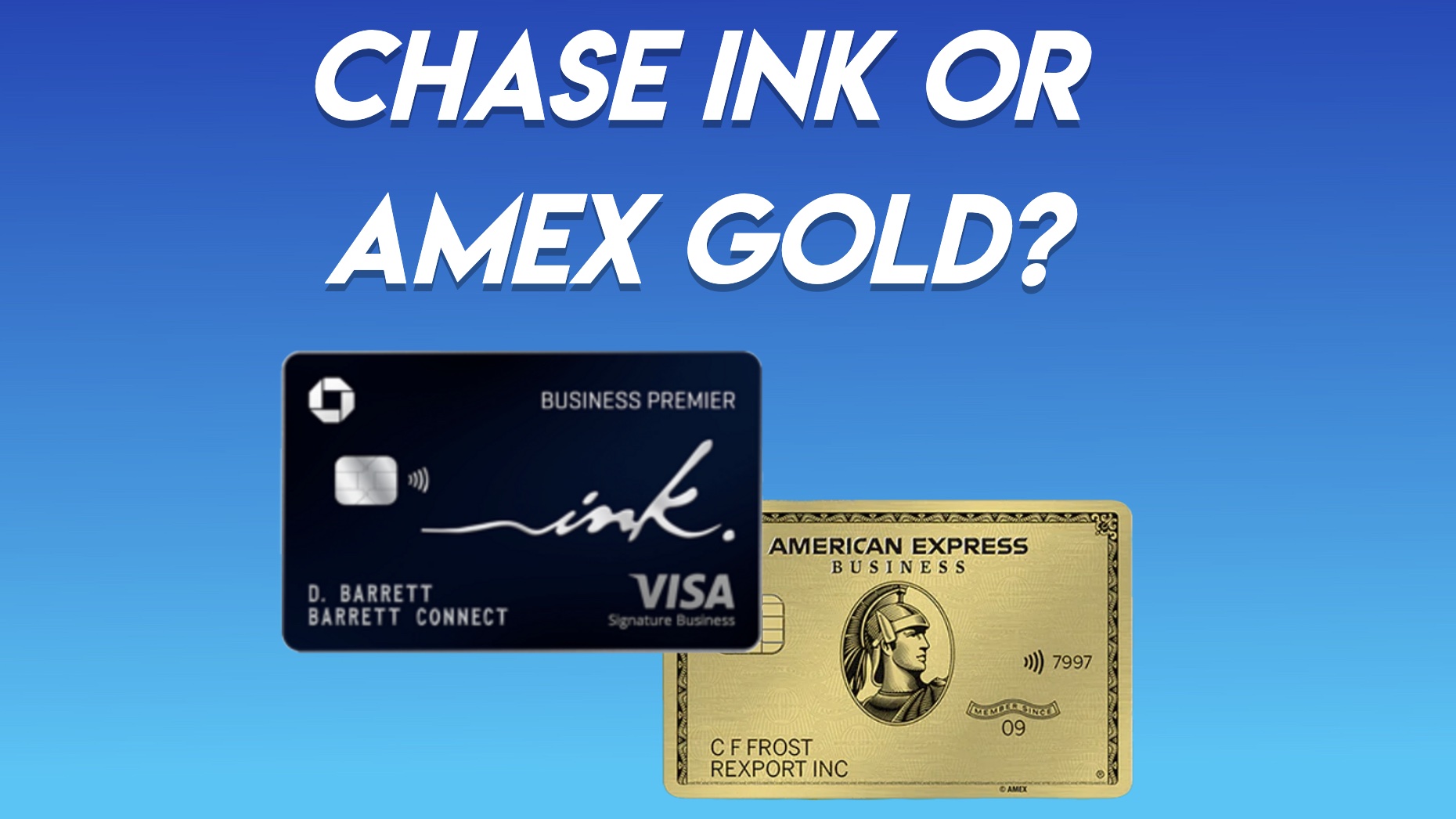 Is The New Ink Business Premier Credit Card Better Than The Amex Business Gold Card?