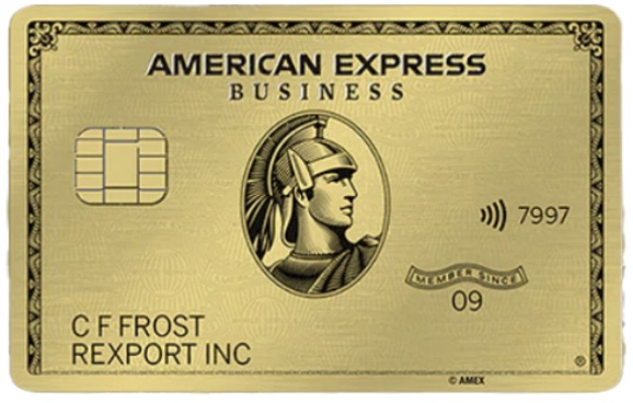 American Express Gold card business 