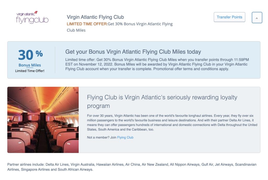 Virgin Atlantic Flying Club