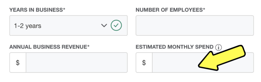 Estimated Monthly Spend