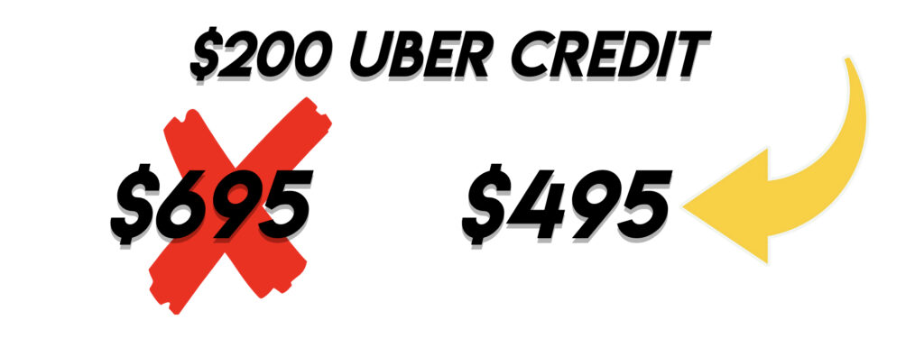 $200 Uber credit amex platinum 