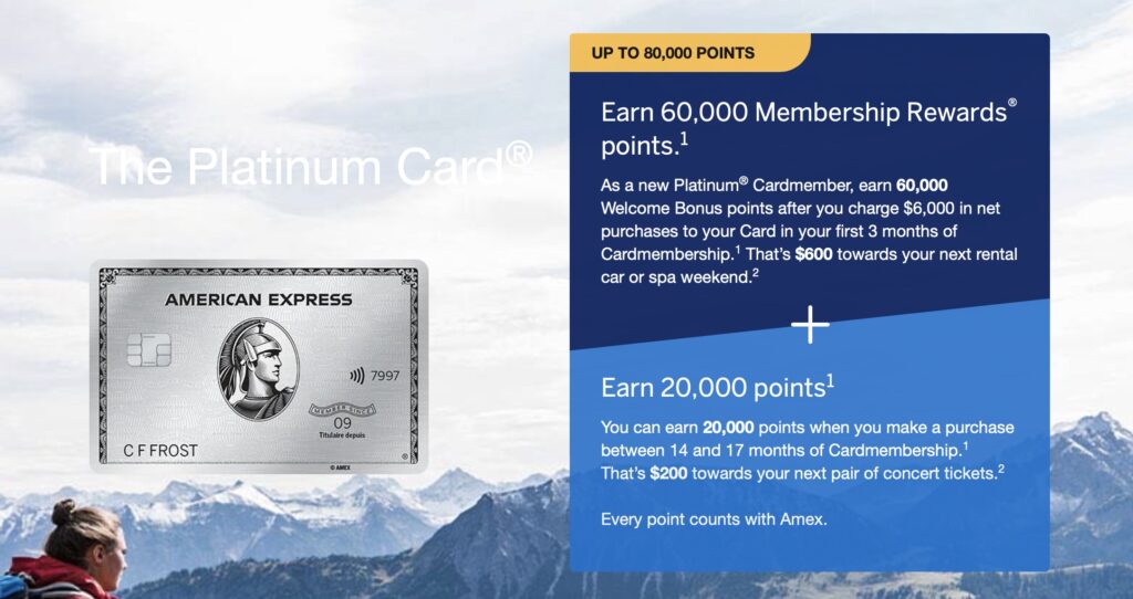 Canadian Amex Platinum 