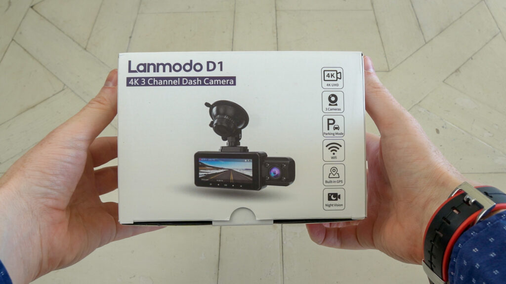 Lanmodo D1 3 Chanel 4k dashcam