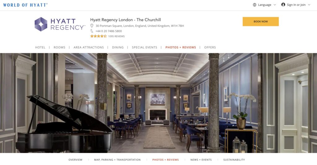 Hyatt Regency London - The Churchill