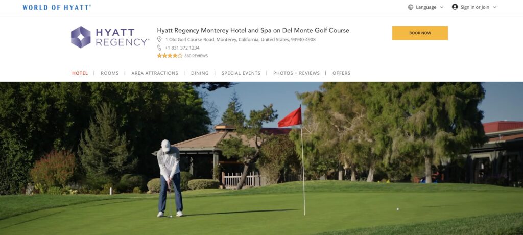 Hyatt Regency Monterey Hotel and Spa on Del Monte Golf Course