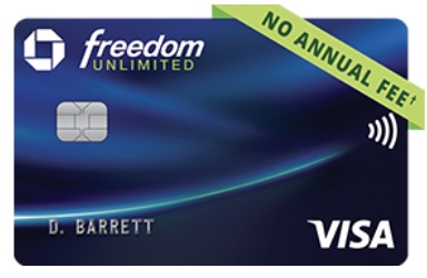 Chase Freedom Unlimited credit card