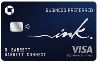 Chase Ink Business Preferred Credit Card.