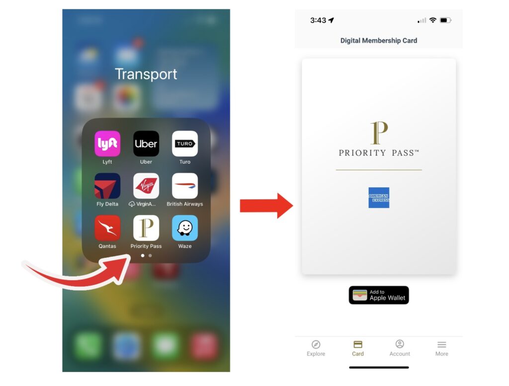 Priority Pass App 