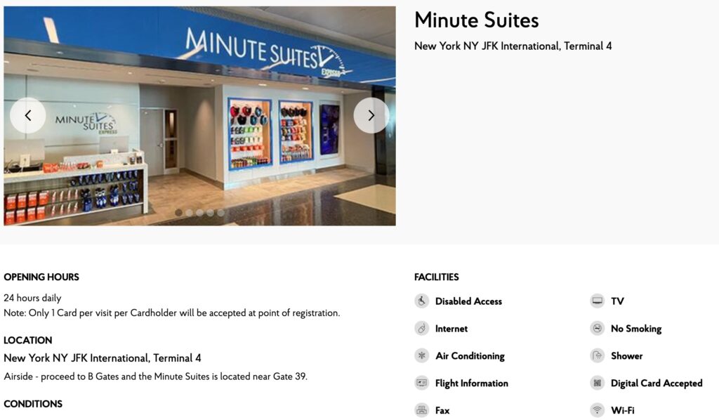 Minute Suites Priority Pass