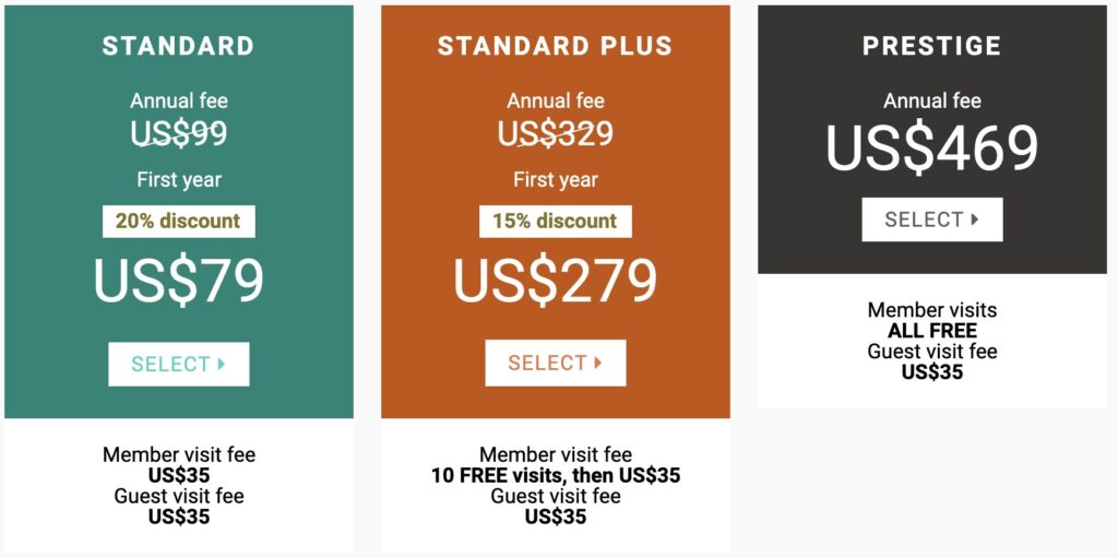 Priority Pass membership discount