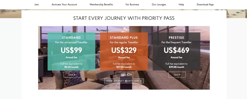 Priority Pass Membership