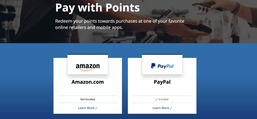 Chase Pay With Points - Amazon and PayPal 