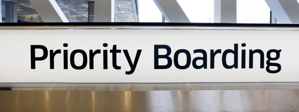  Priority Boarding