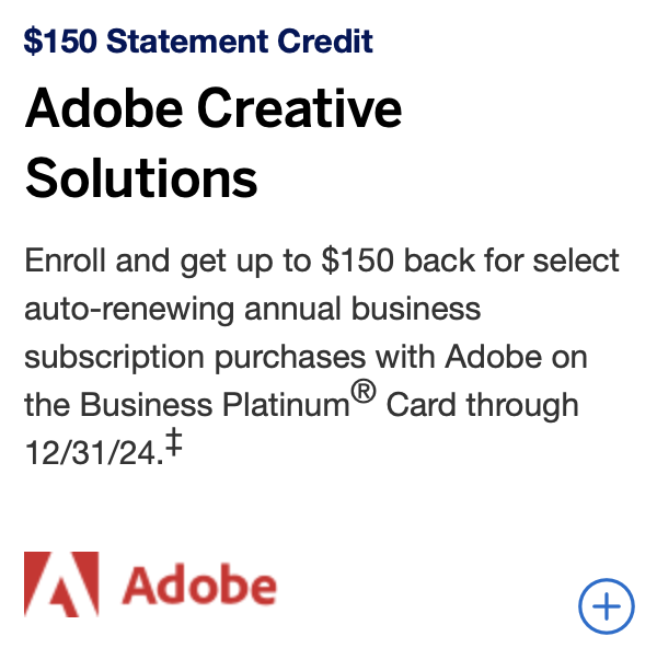 $150 credit for Adobe Creative Solutions