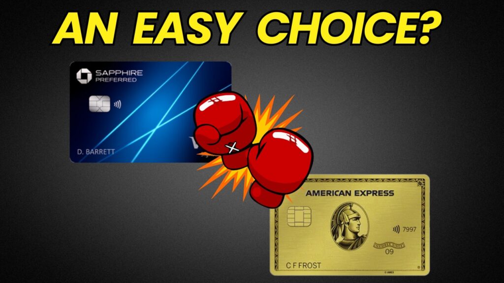 Amex Gold vs Chase Sapphire Preferred, An Easy Choice? 