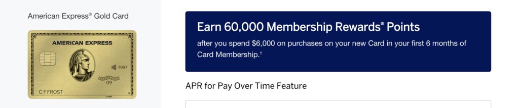 Amex sign up bonus 60,000 points 