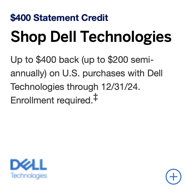 $400 Dell Technologies credit