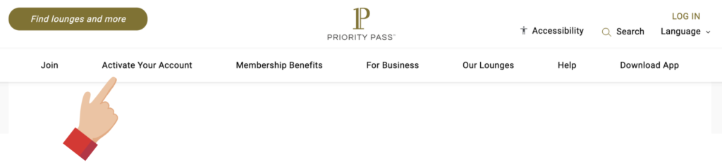 Activating Your Priority Pass Card 