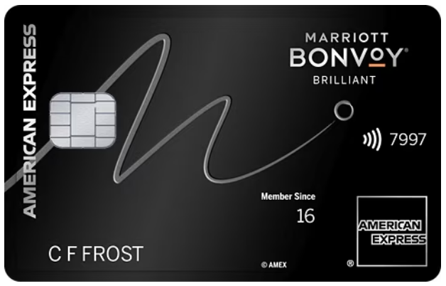 Amex Marriott Bonvoy Brilliant card