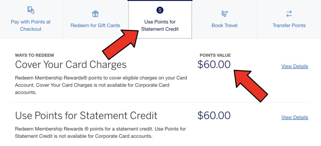 Amex Cover Your Card Charges