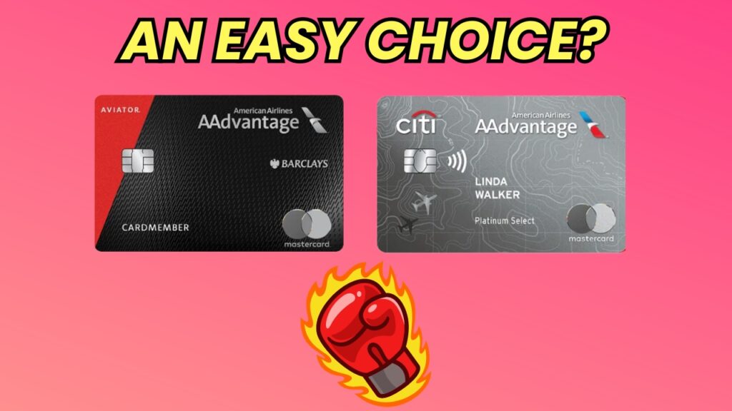 Citi / AAdvantage Platinum Select vs. AAdvantage Aviator Red, Which Card Is Better?