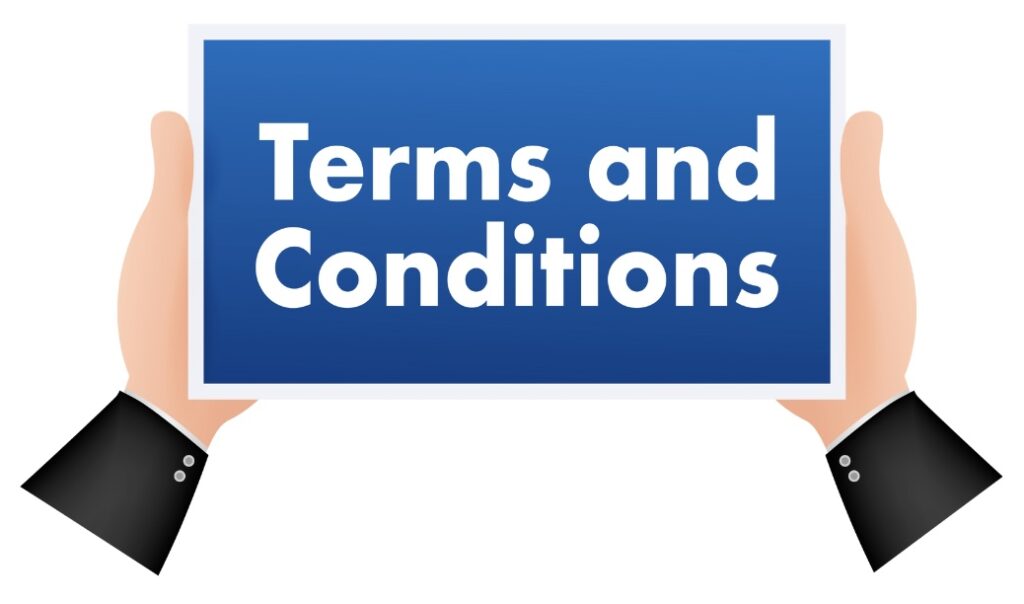 terms and conditions