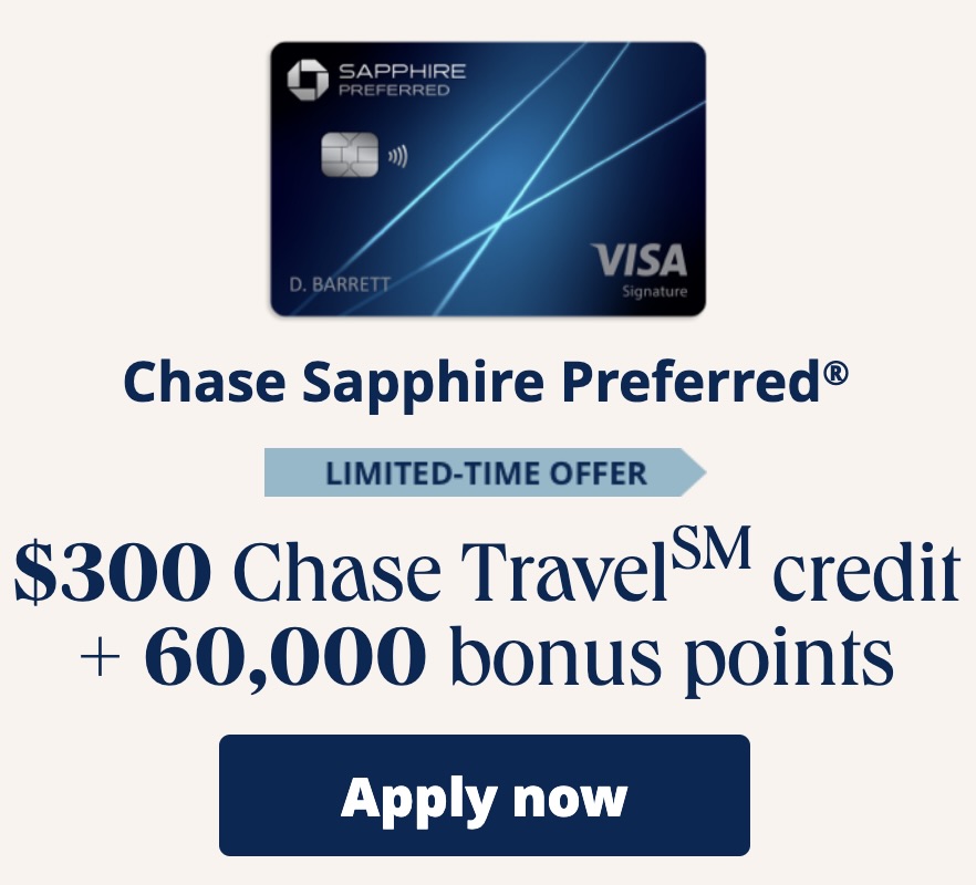 Chase Sapphire Preferred card 